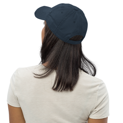 Dad Cap im Used Look – Marineblau – Produktansicht 3