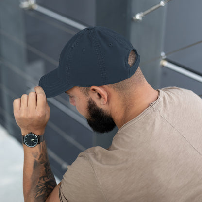 Dad Cap im Used Look – Marineblau – Produktansicht 3