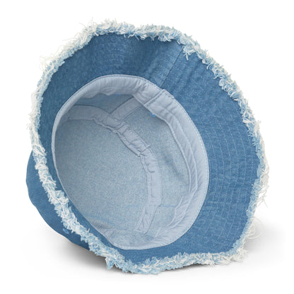 Ausgefranster Jeans-Fischerhut – Denim Look – Produktansicht 4