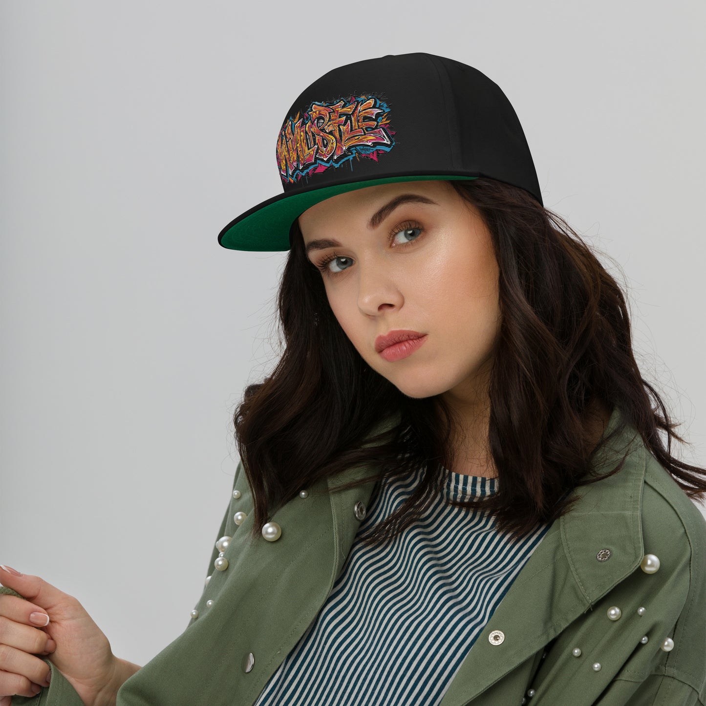 Flat-Brim-Cap – Wild Style – Produktansicht 5