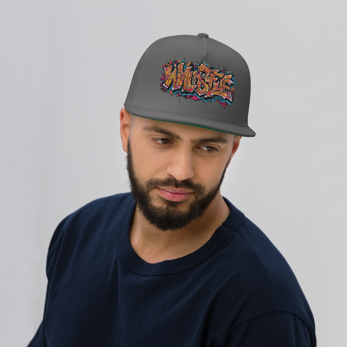 Flat-Brim-Cap – Wild Style – Produktansicht 9