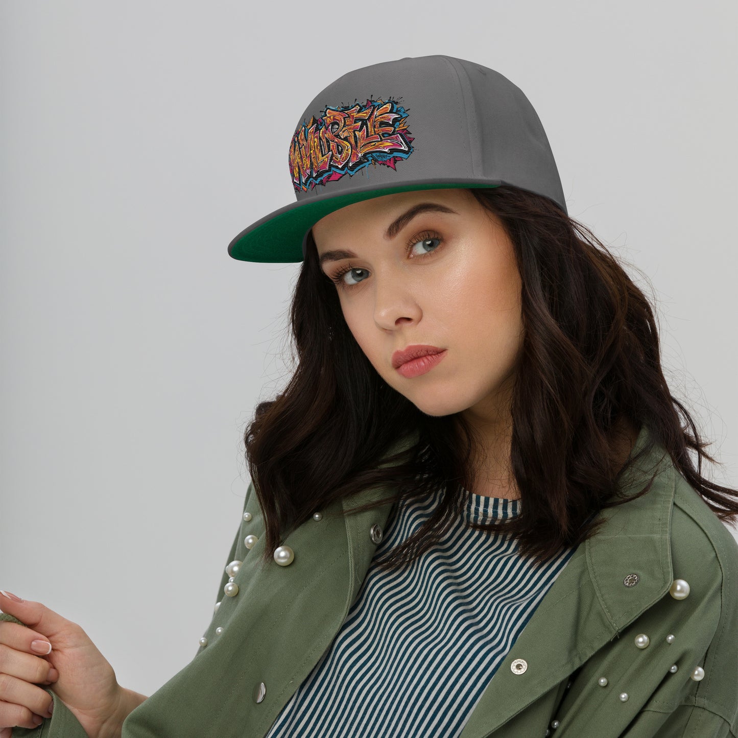 Flat-Brim-Cap – Wild Style – Produktansicht 7