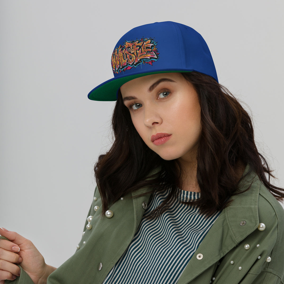 Flat-Brim-Cap – Wild Style – Produktansicht 8