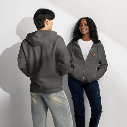 Zip-Hoodie – DJ Monkey – Produktansicht 5