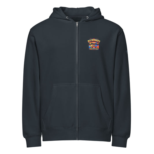 Zip-Hoodie – DJ Monkey – Produktansicht 1