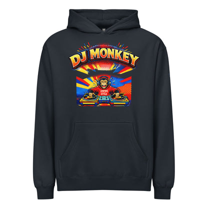 Boxy-Hoodie – DJ Monkey – Produktansicht 1