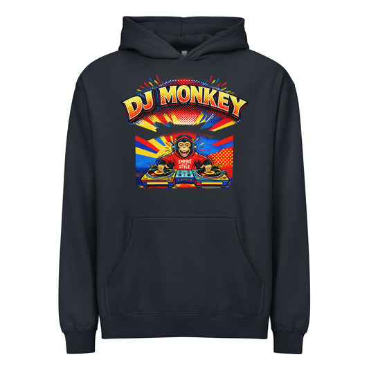 Boxy-Hoodie – DJ Monkey – Produktansicht 1
