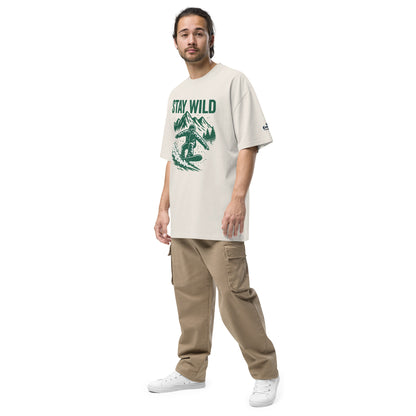 Oversized T-Shirt – Stay Wild – Produktansicht 6