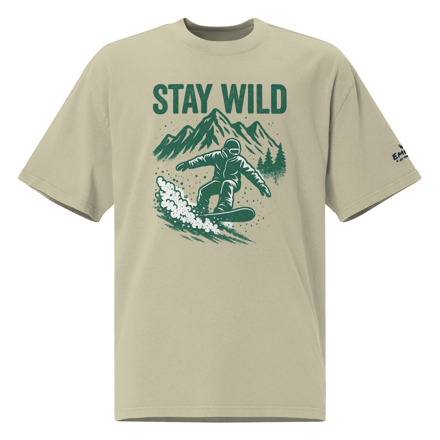 Oversized T-Shirt – Stay Wild – Produktansicht 1