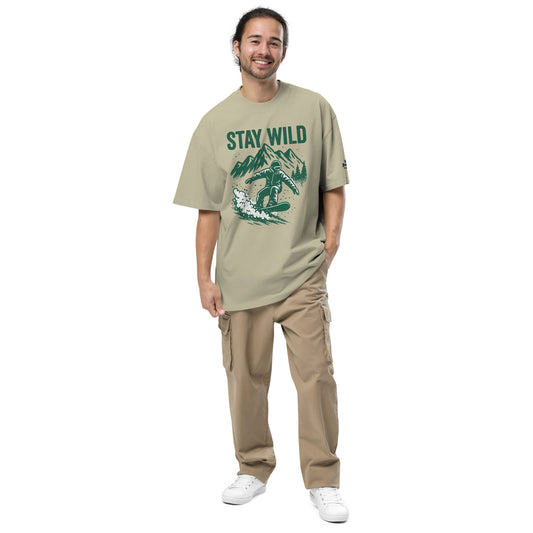 Oversized T-Shirt – Stay Wild – Produktansicht 2