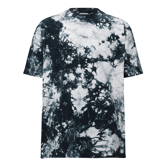Oversized T-Shirt – Batik Schwarz/Weiß – Produktansicht 1