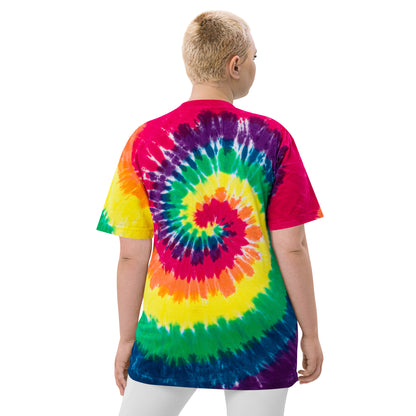 Oversized T-Shirt – Batik Classic Rainbow – Produktansicht 3