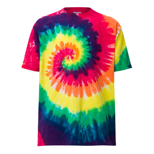 Oversized T-Shirt – Batik Classic Rainbow – Produktansicht 1