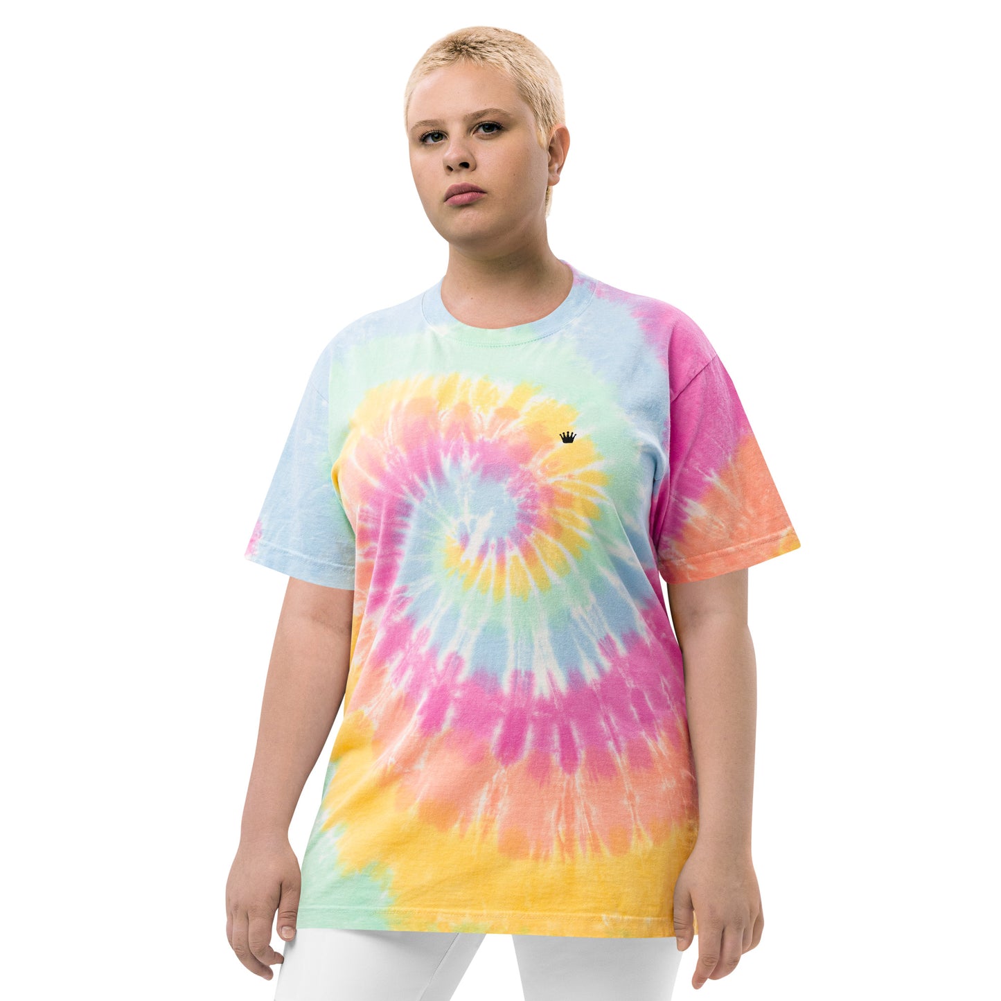 Oversized T-Shirt – Batik Sherbet Rainbow – Produktansicht 2
