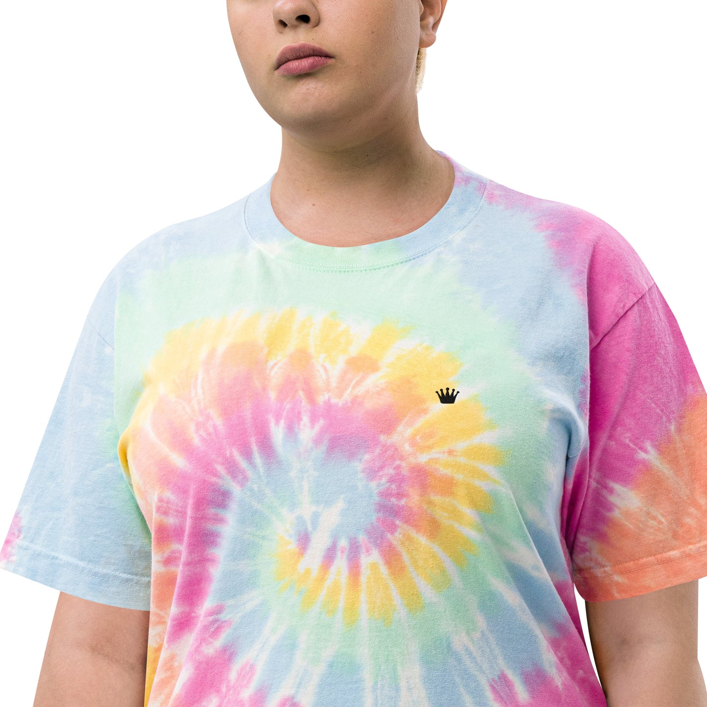 Oversized T-Shirt – Batik Sherbet Rainbow – Produktansicht 4
