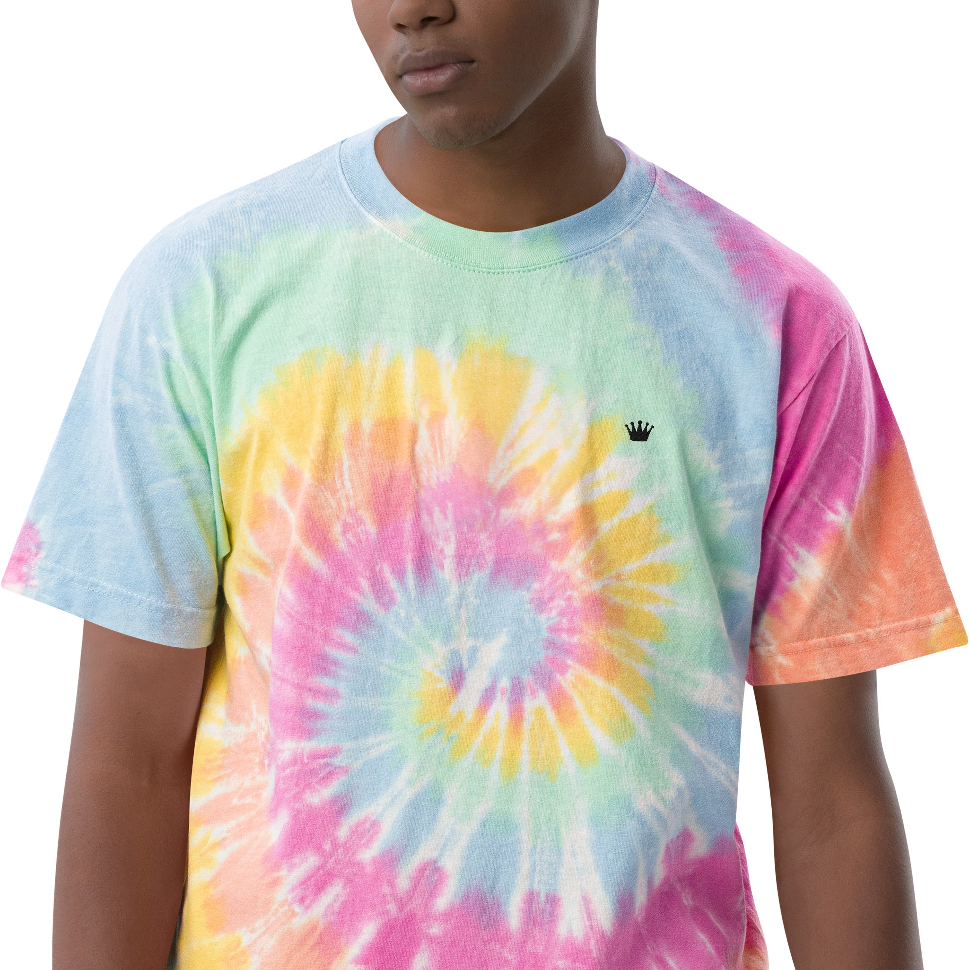 Oversized T-Shirt – Batik Sherbet Rainbow – Produktansicht 3