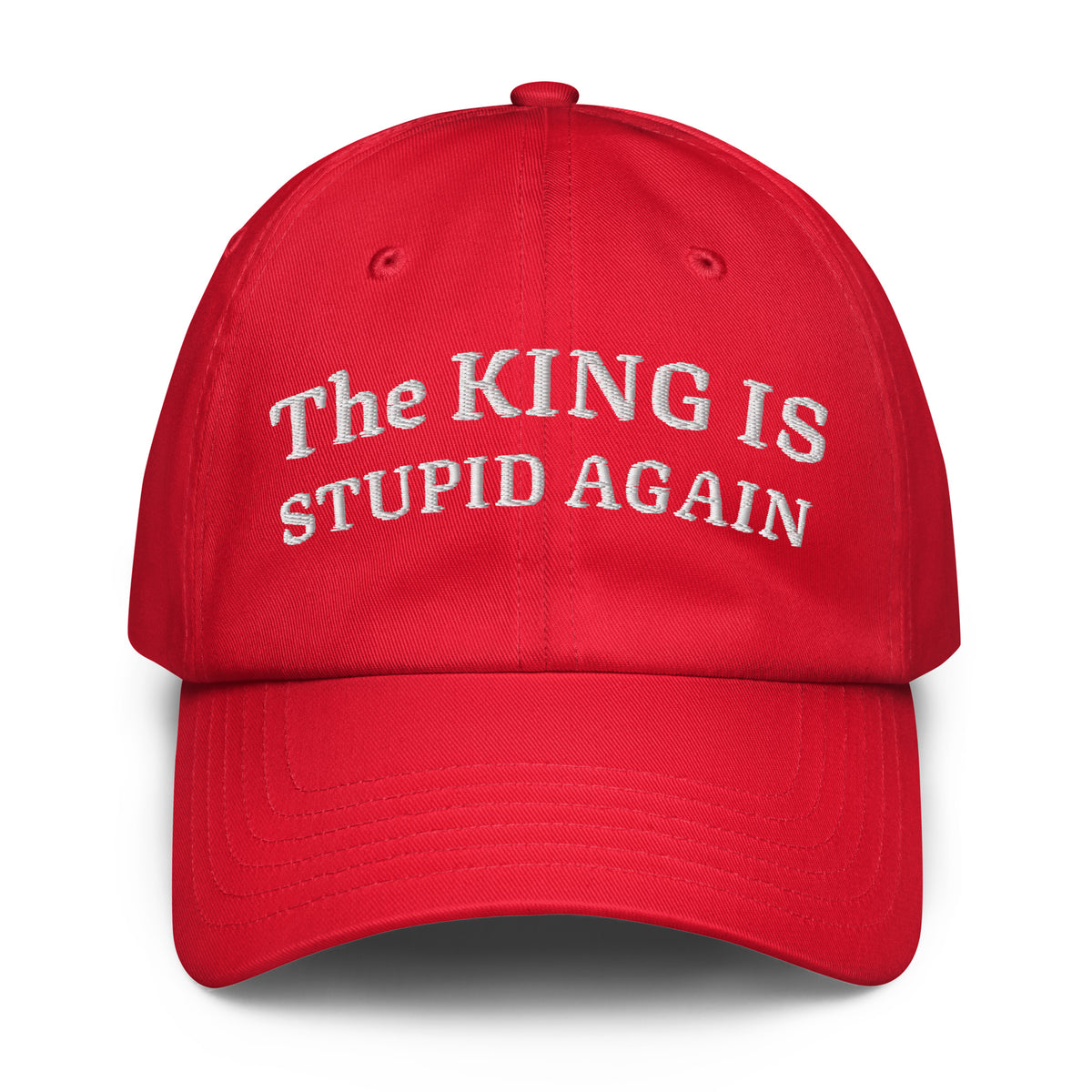 Dad Cap – THE KING IS STUPID AGAIN – Produktansicht 1