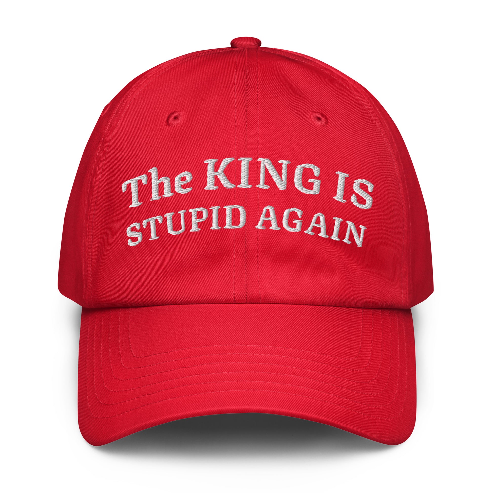 Dad Cap – THE KING IS STUPID AGAIN – Produktansicht 1