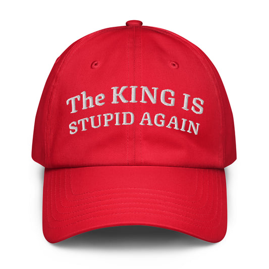 Dad Cap – THE KING IS STUPID AGAIN – Produktansicht 1