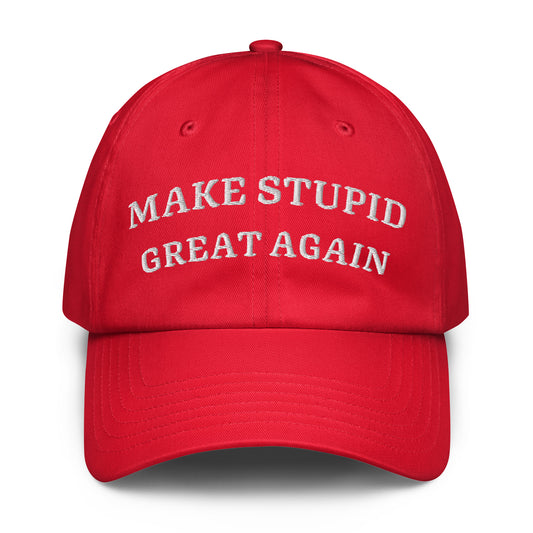 Dad Cap – MAKE STUPID GREAT AGAIN – Produktansicht 1