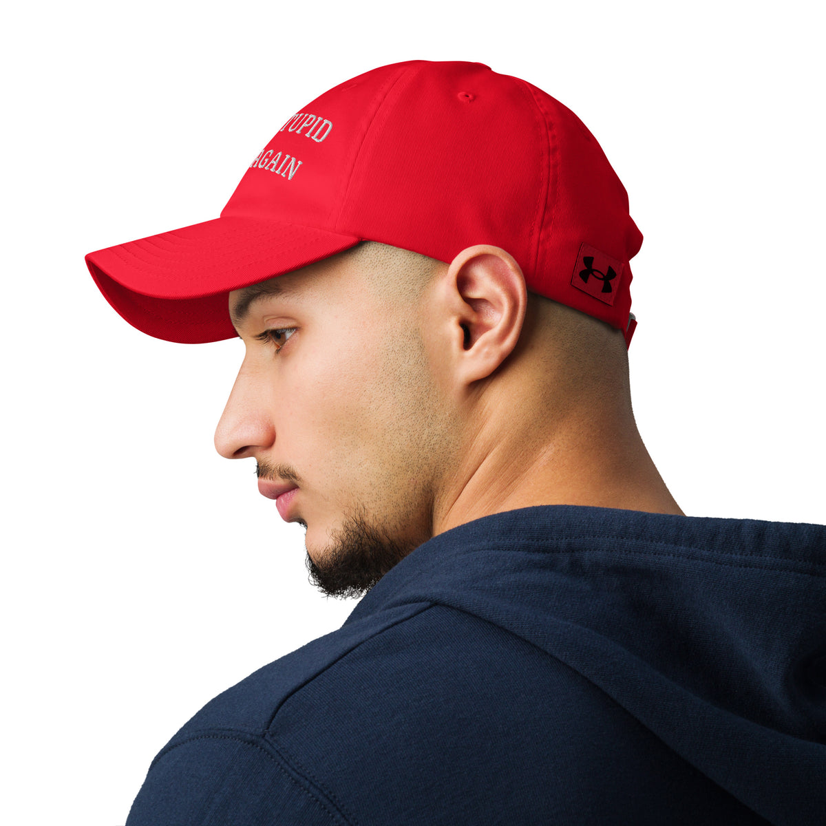 Dad Cap – MAKE STUPID GREAT AGAIN – Produktansicht 3