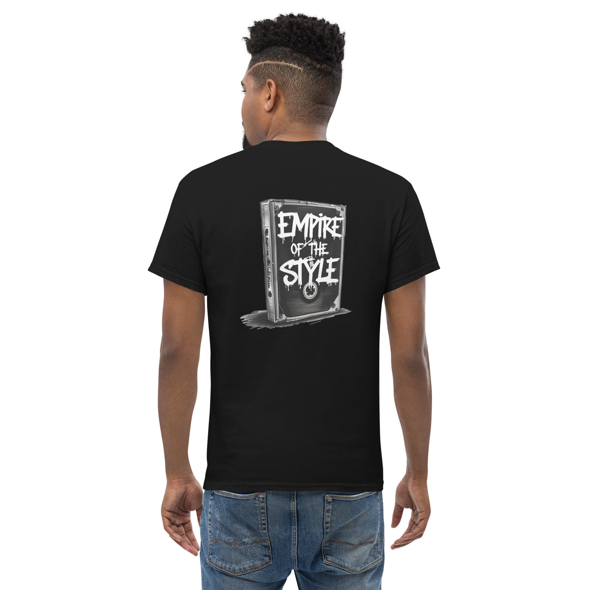 Backprint-T-Shirt – Cassette Tape IV – Produktansicht 3