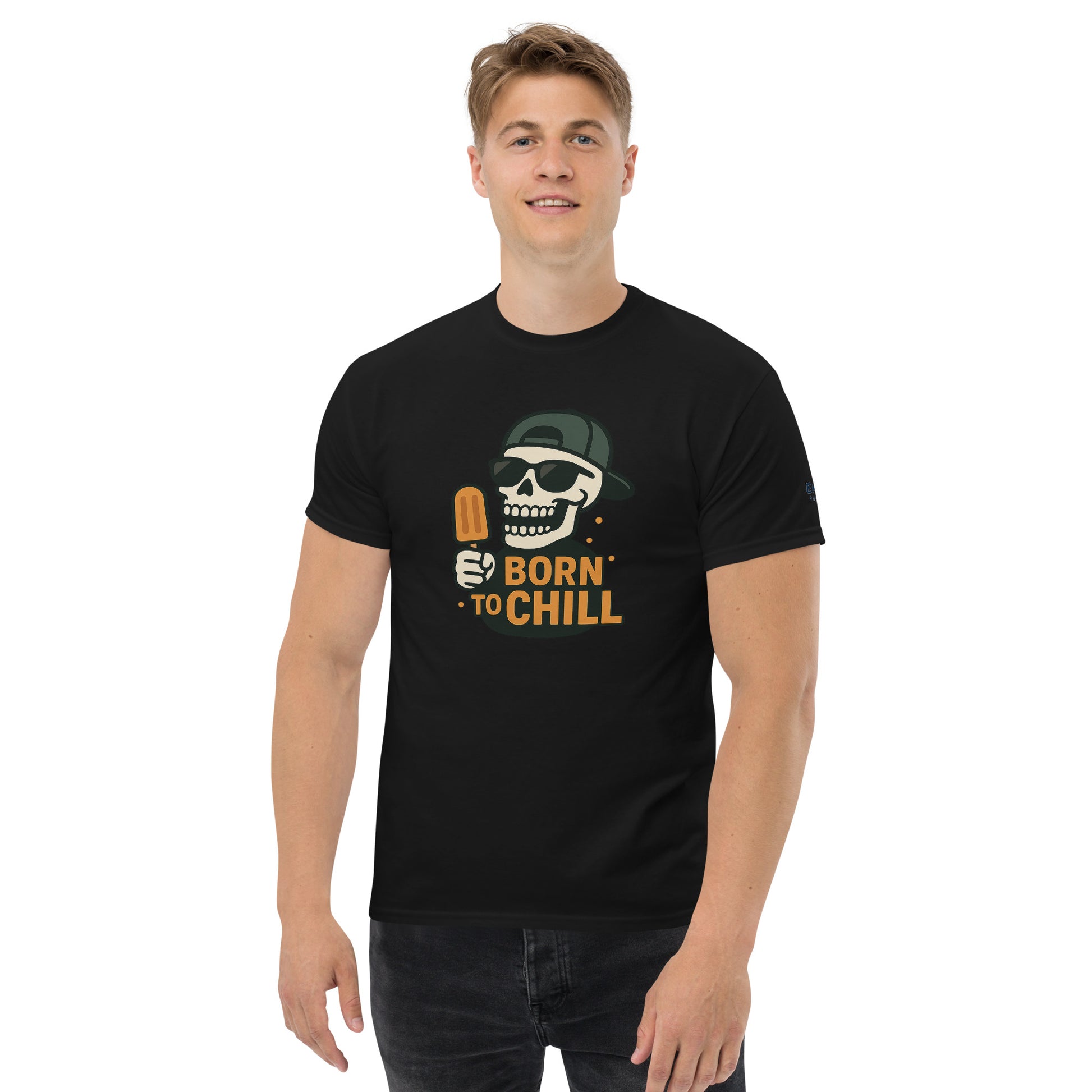 T-Shirt – Born to Chill – Produktansicht 4