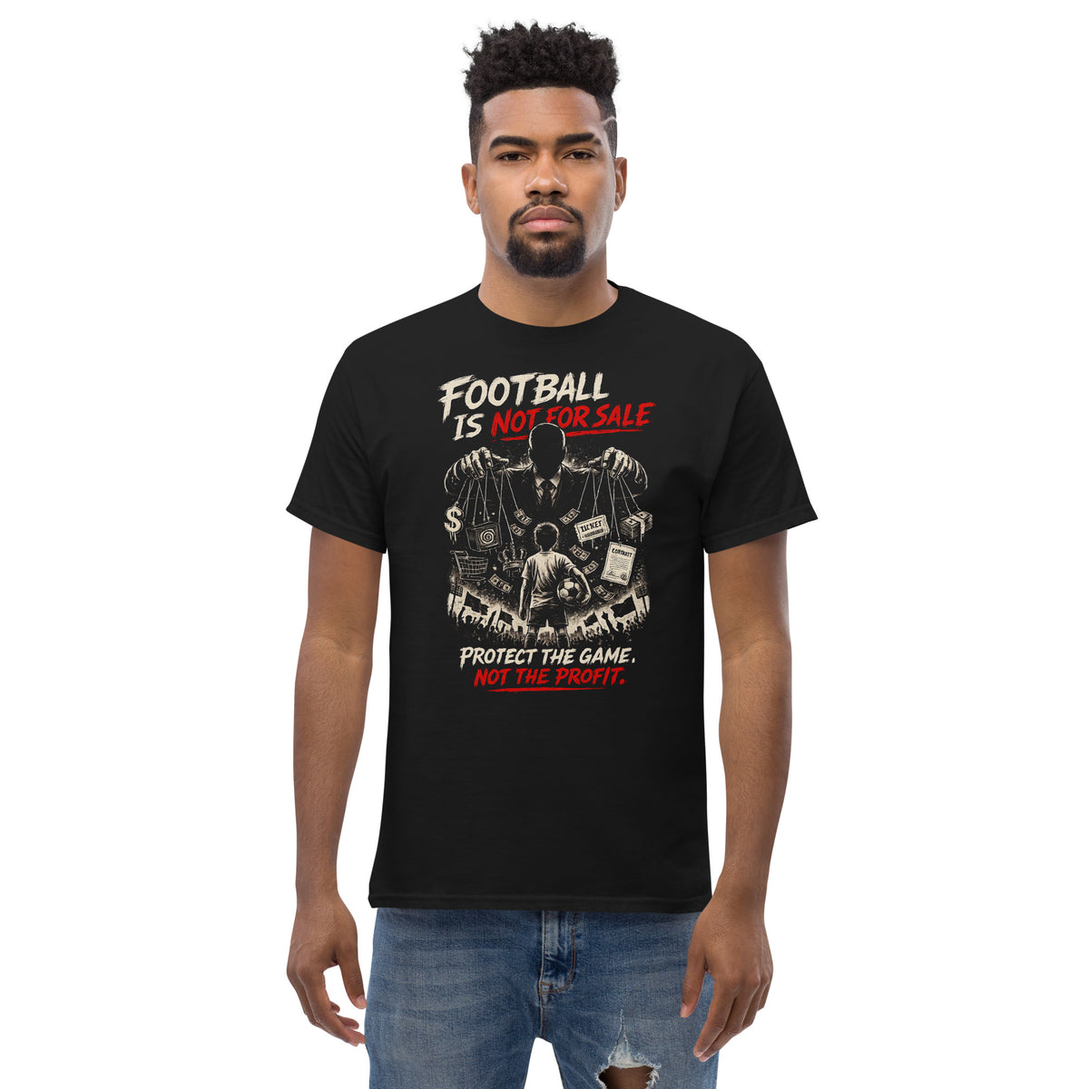 Football Is Not For Sale – T-Shirt – Produktansicht 2