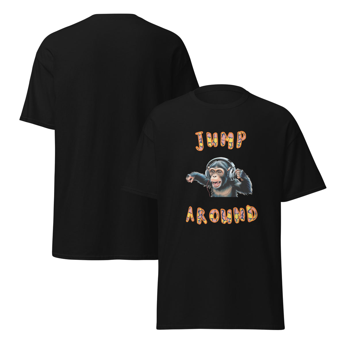 T-Shirt- Monkey Music I – Produktansicht 1