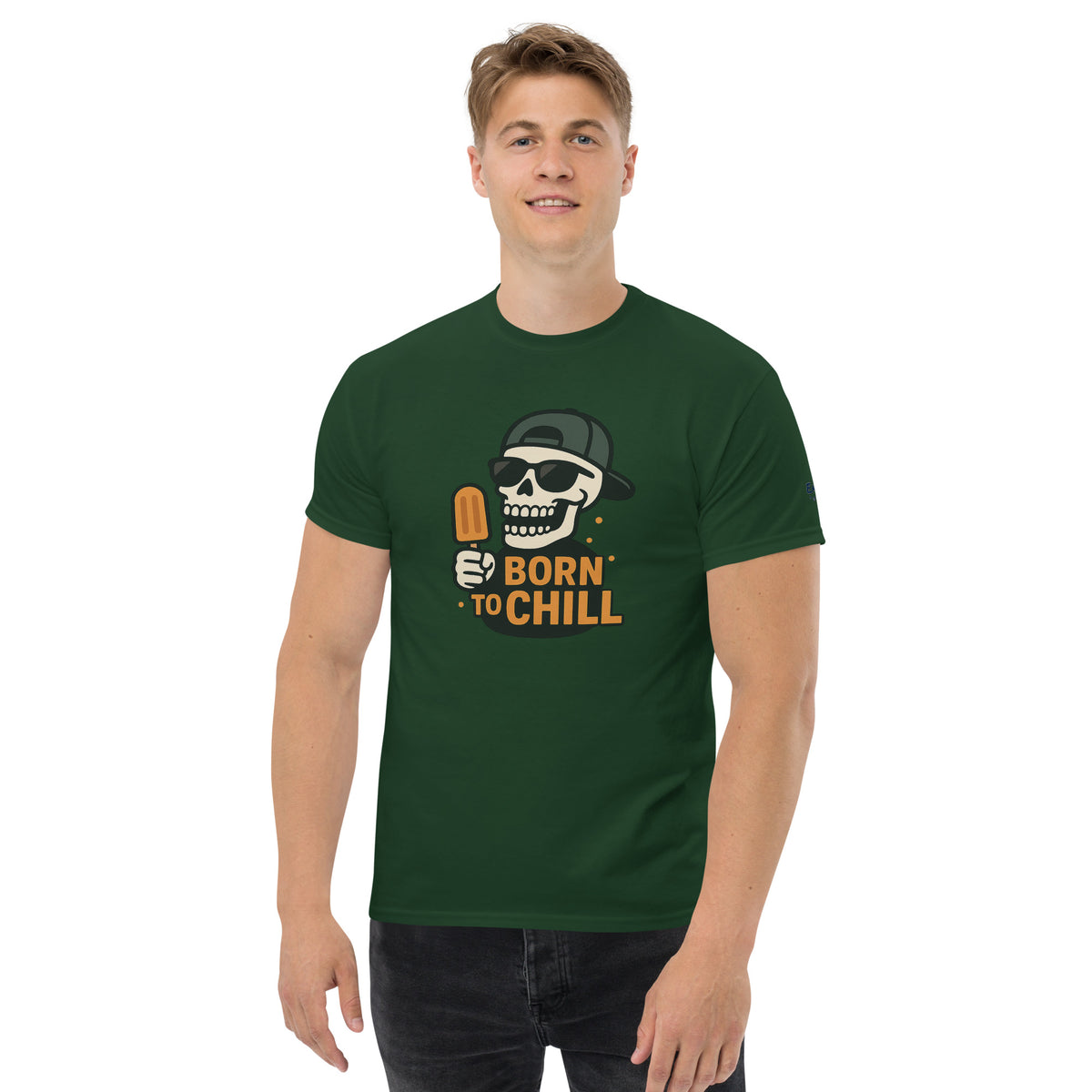 T-Shirt – Born to Chill – Produktansicht 7