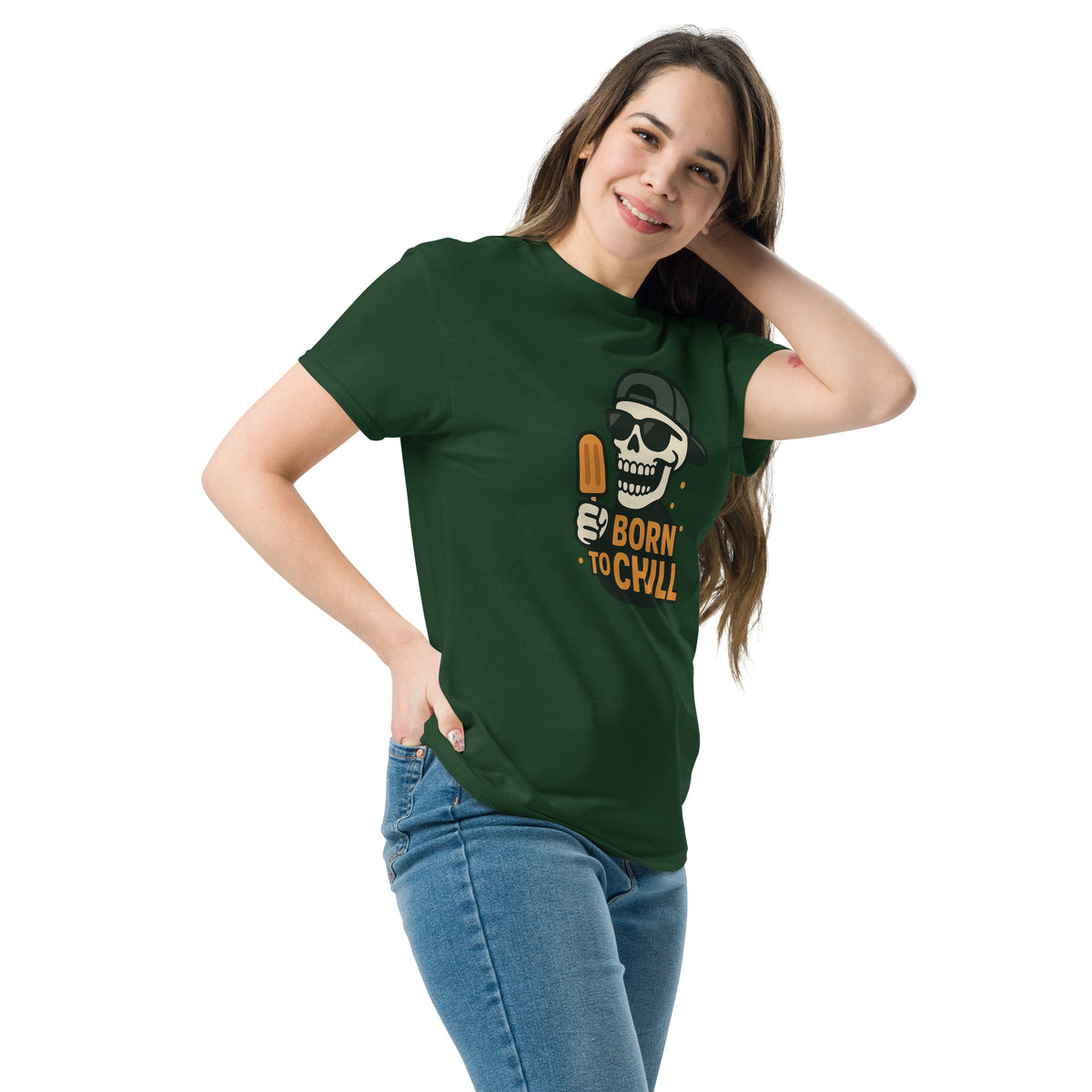 T-Shirt – Born to Chill – Produktansicht 3