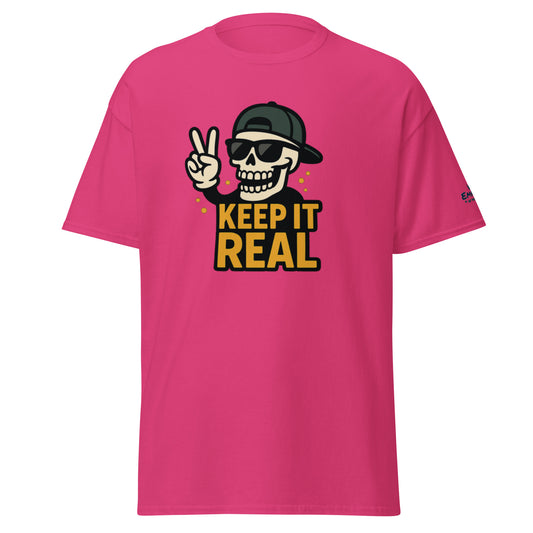 T-Shirt – Keep It Real – Produktansicht 1