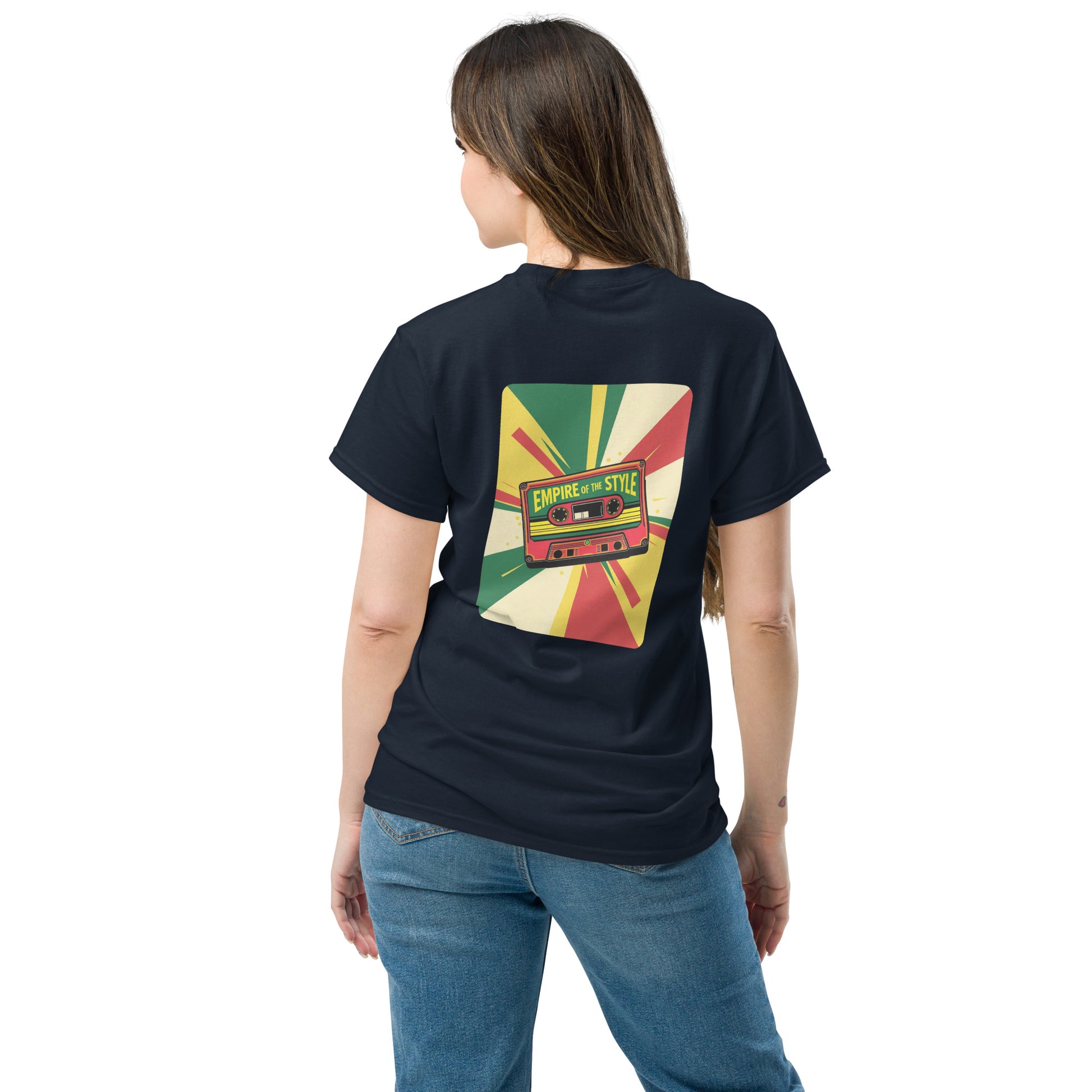 Backprint-T-Shirt – Cassette Tape I – Produktansicht 4
