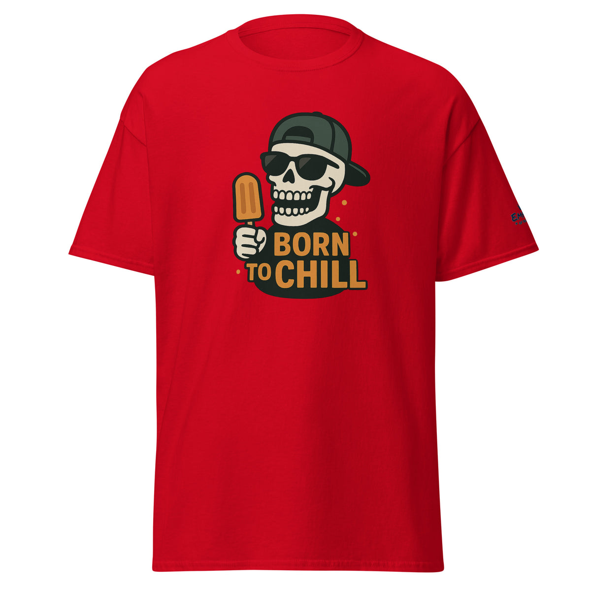 T-Shirt – Born to Chill – Produktansicht 1