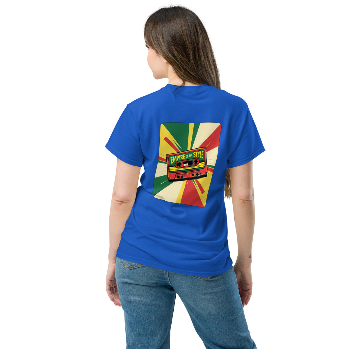 Backprint-T-Shirt – Cassette Tape I – Produktansicht 7