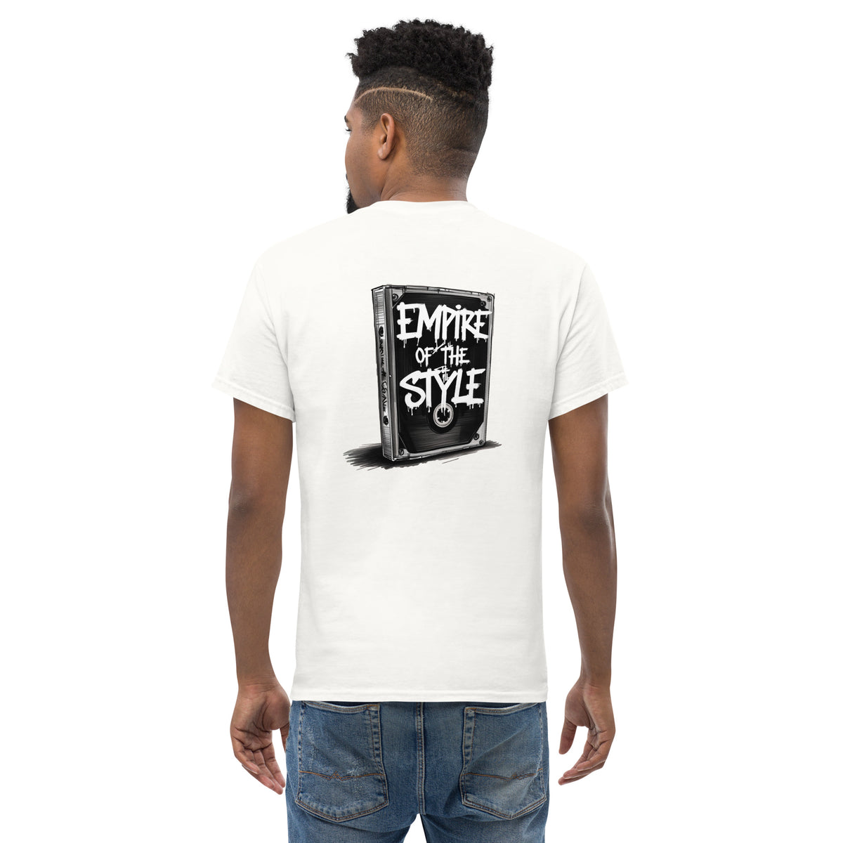 Backprint-T-Shirt – Cassette Tape IV – Produktansicht 5