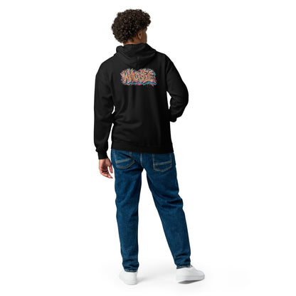 Zip-Hoodie – Front- und Backprint – Wild Style – Produktansicht 1