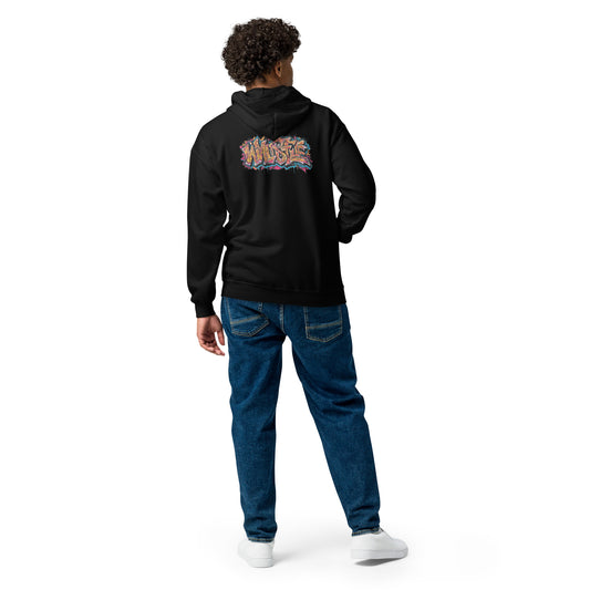 Zip-Hoodie – Front- und Backprint – Wild Style – Produktansicht 1