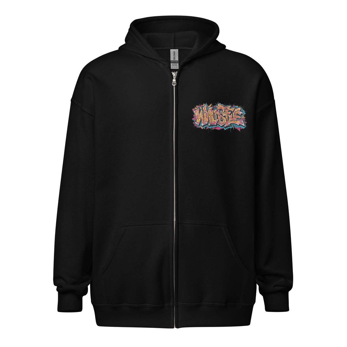 Zip-Hoodie – Wild Style I – Produktansicht 1