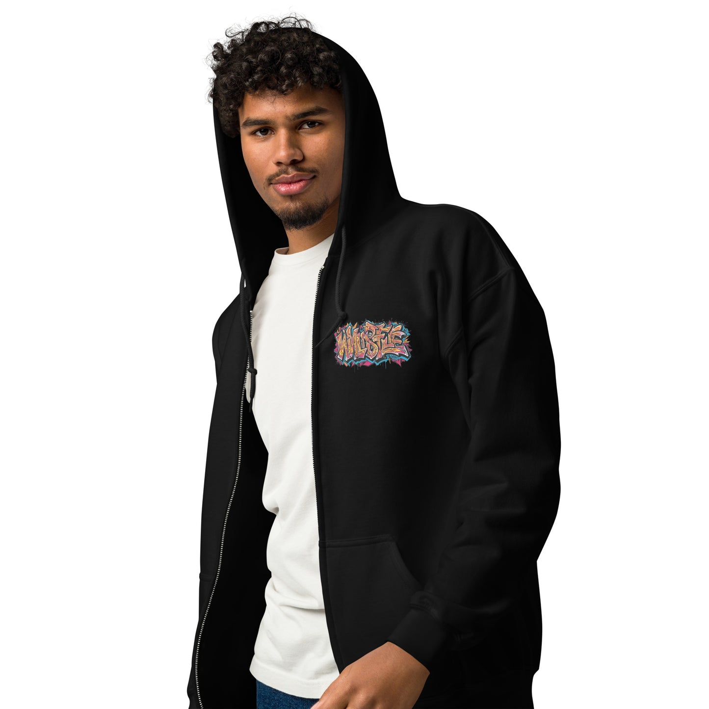 Zip-Hoodie – Wild Style I – Produktansicht 4
