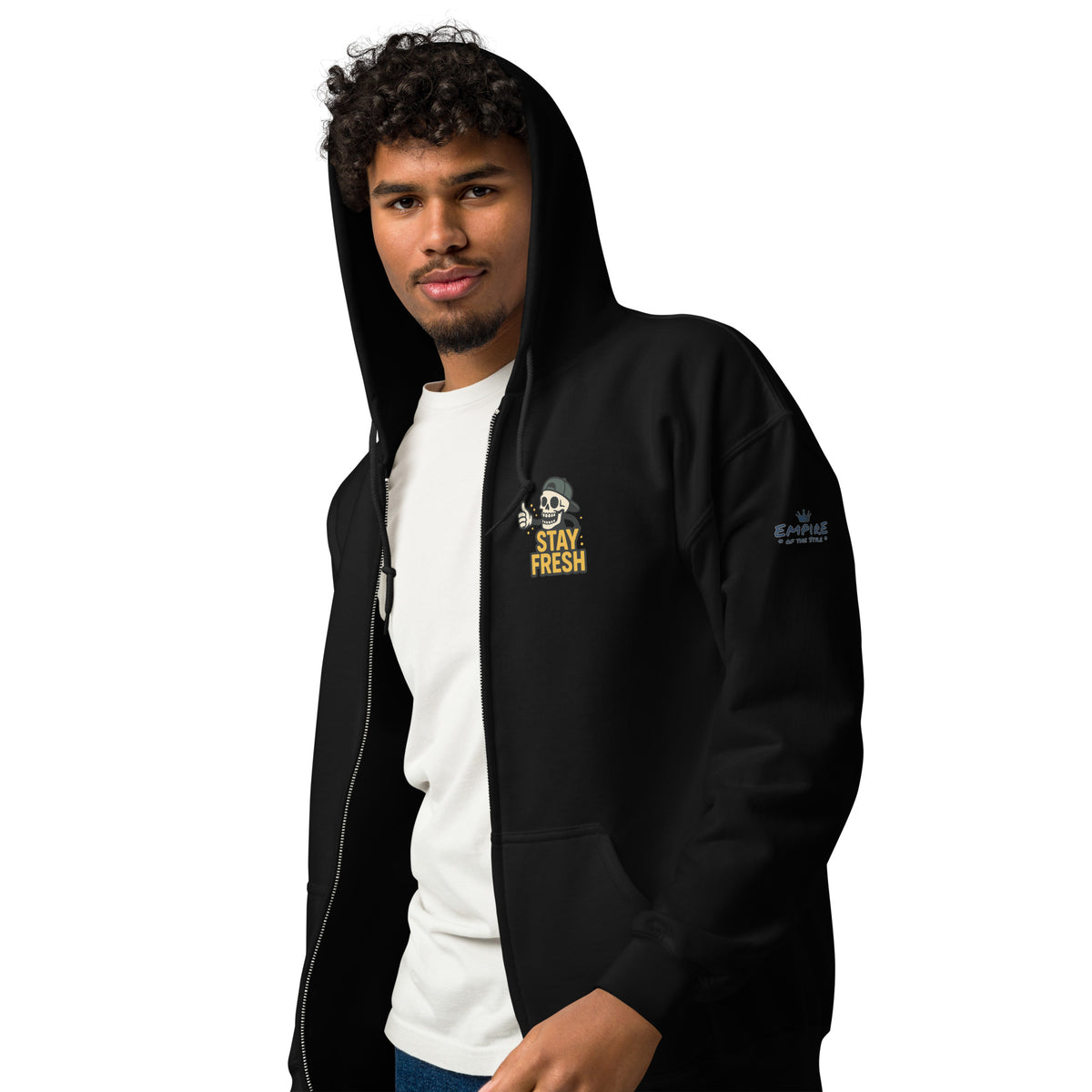 Zip-Hoodie – Stay Fresh – Produktansicht 4