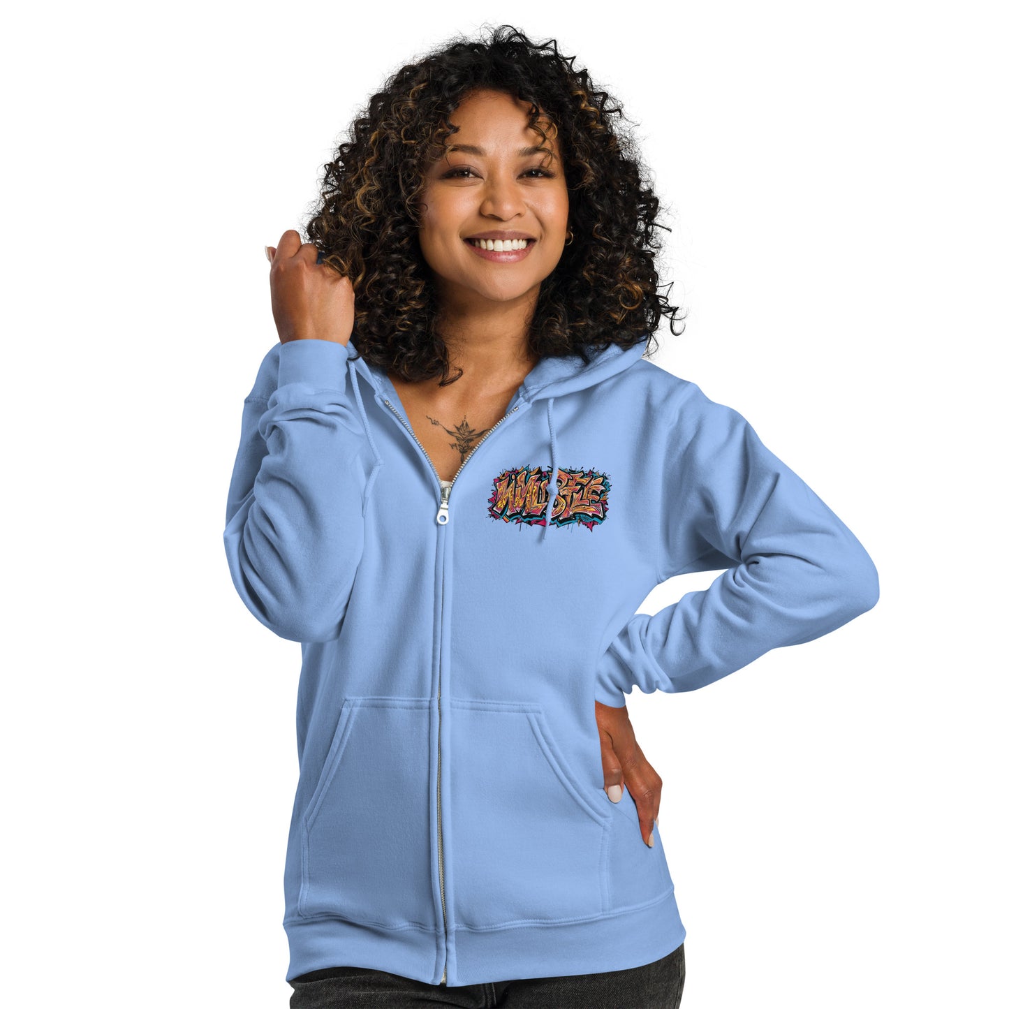 Zip-Hoodie – Wild Style I – Produktansicht 10