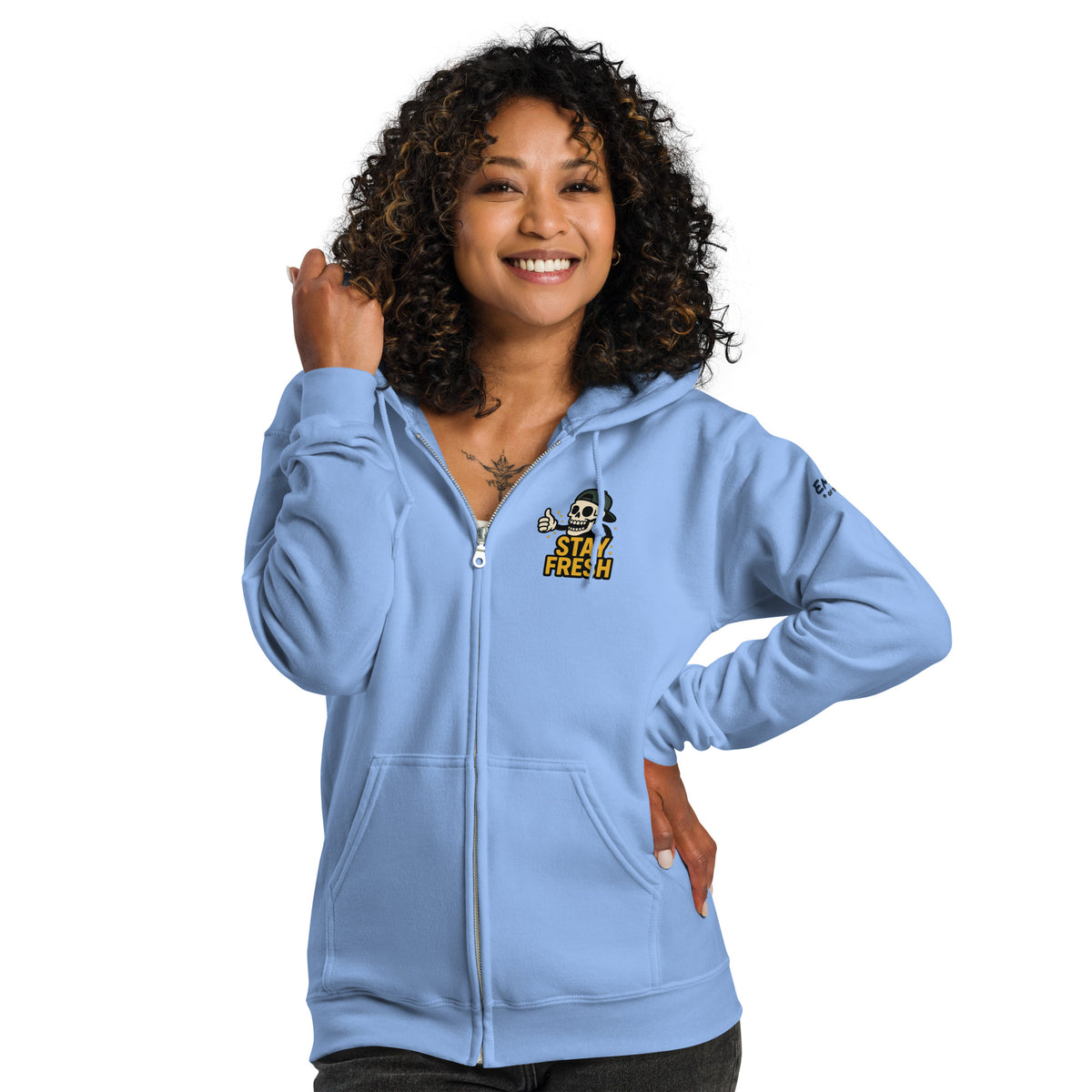 Zip-Hoodie – Stay Fresh – Produktansicht 10