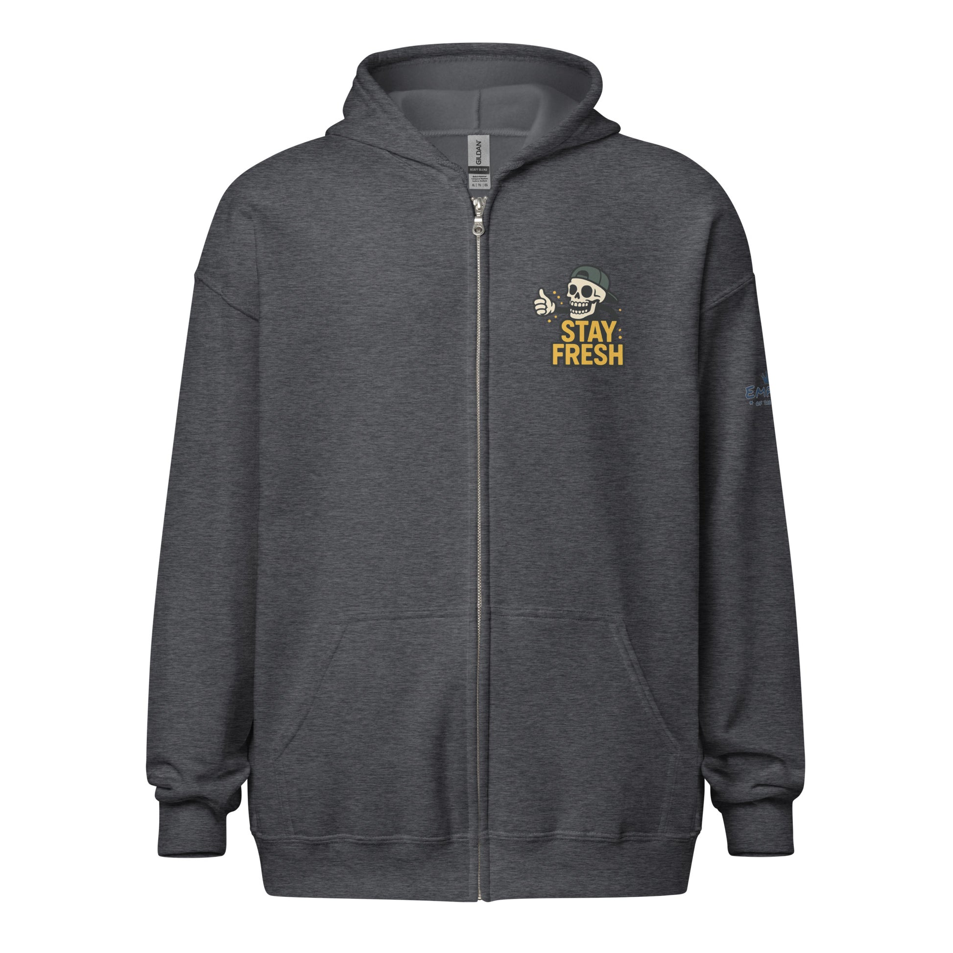 Zip-Hoodie – Stay Fresh – Produktansicht 1