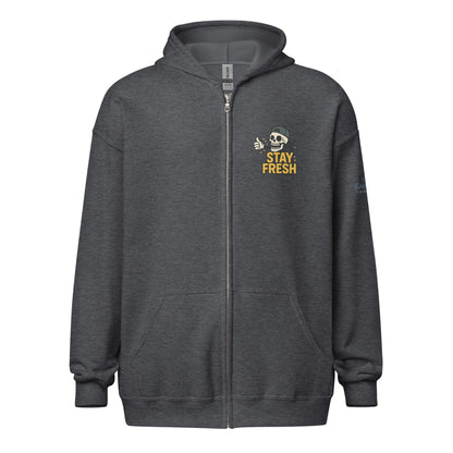 Zip-Hoodie – Stay Fresh – Produktansicht 1