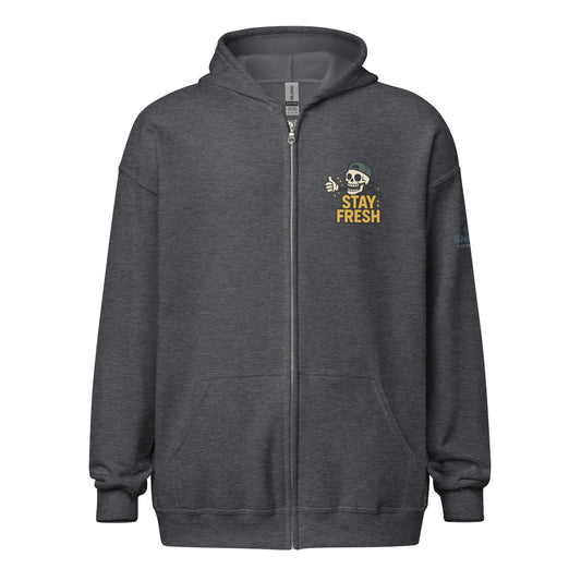 Zip-Hoodie – Stay Fresh – Produktansicht 1