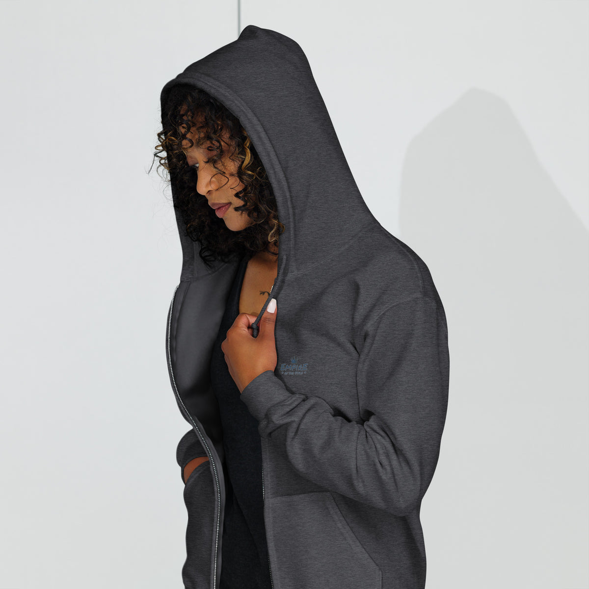 Zip-Hoodie – Front- und Backprint – Wild Style – Produktansicht 12