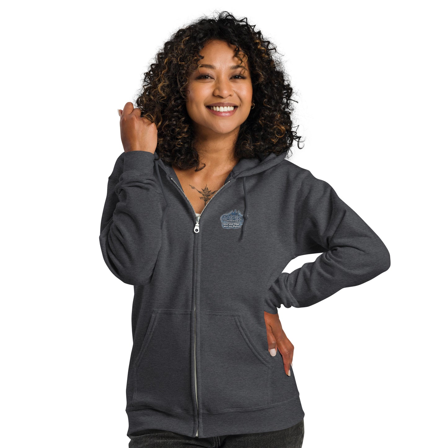 Zip-Hoodie – Wear Your Style – Produktansicht 6