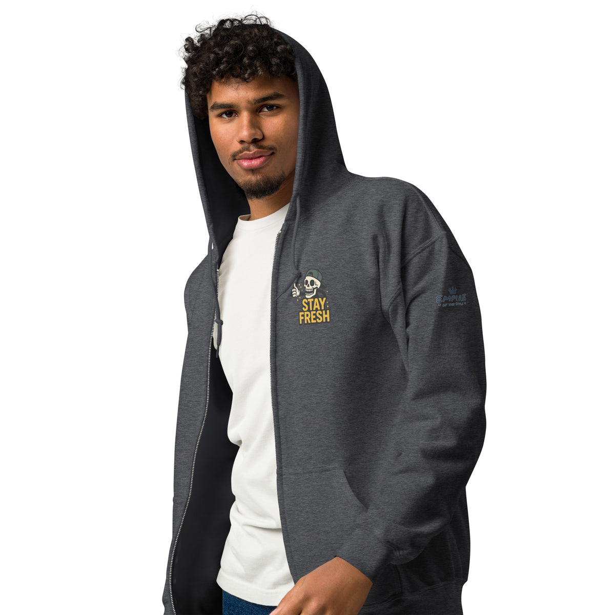 Zip-Hoodie – Stay Fresh – Produktansicht 10