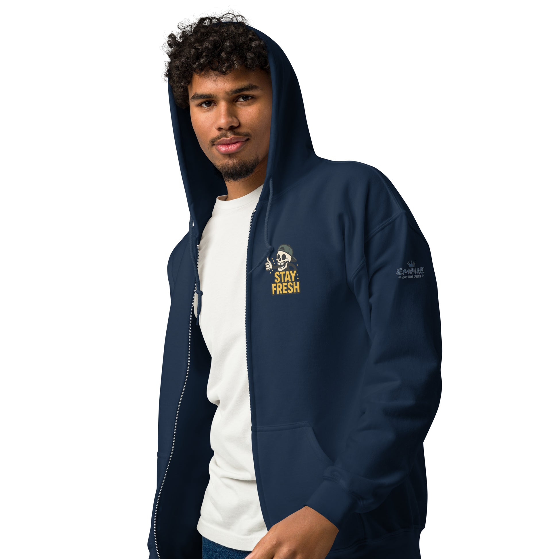Zip-Hoodie – Stay Fresh – Produktansicht 7